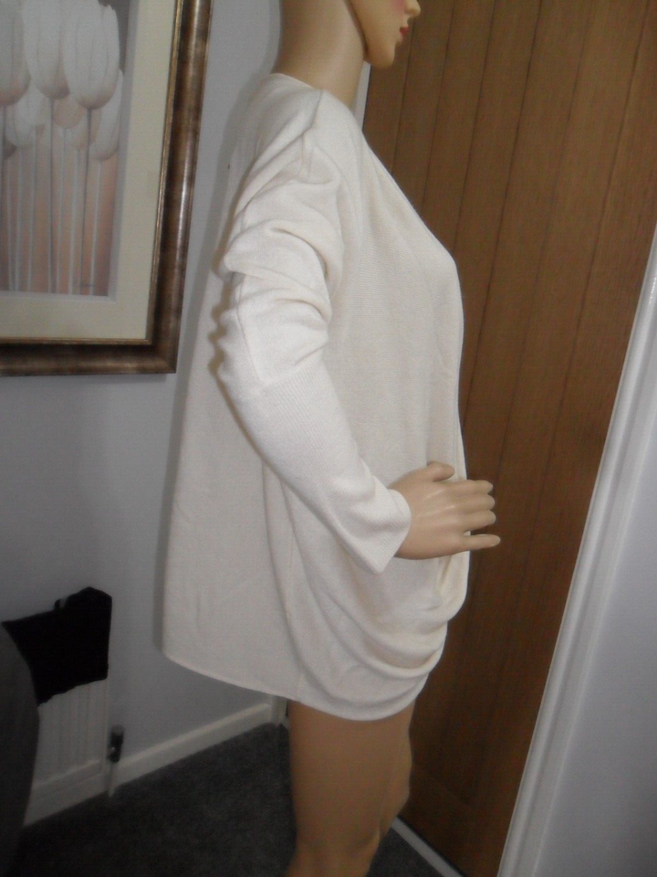 NWT FOREVER21 CREAM KNOT FRONT JUMPER SIZE M(1214) ACRYLIC eBay