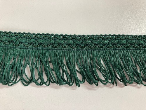 Looped 4cm Fringe & Decorative Gimp Braid Furnishing Trimming All Colours - Picture 15 of 25