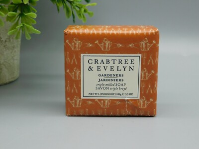 Crabtree & Evelyn Gardeners Triple Milled Soap 3.5 oz New | eBay