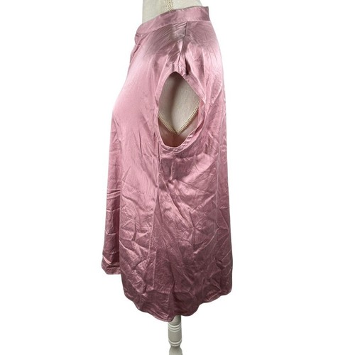 Eileen Fisher The System Rose Quartz Tunic Top Charmeuse Silk Shirt Size S - Picture 4 of 8