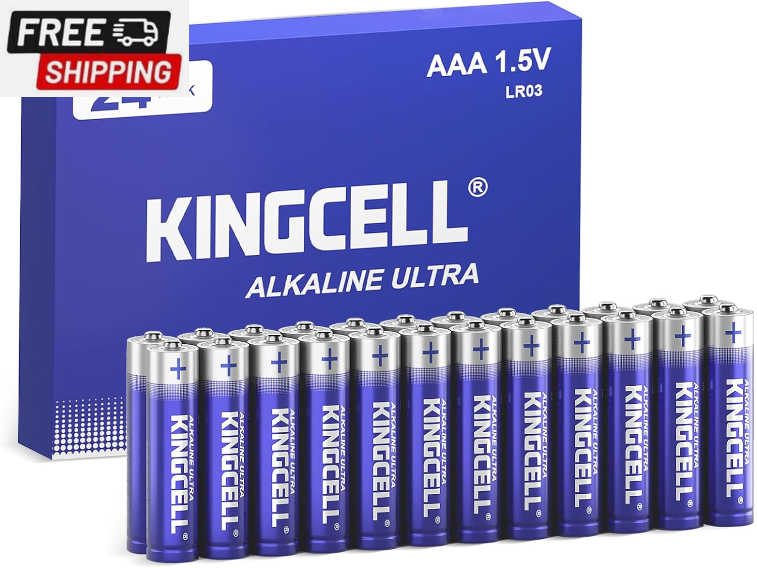 AAA Batteries 24 Pack, Alkaline Triple AAA Batteries High-Performance AAA Batter-image
