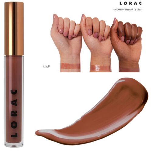 LORAC “Unzipped” Sheer Silk Lip Gloss (Buff Beige) - NIB - Fast Ship + Gift ! - Picture 1 of 8