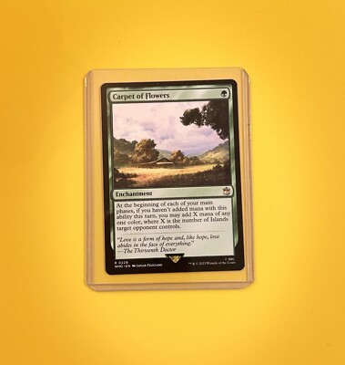 MTG Carpet of Flowers [Doctor Who, Near Mint]