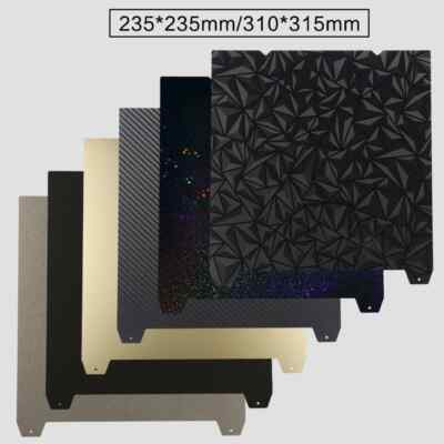 For Creality K1/K1C/K1 Build Plate PEI Steel Sheet PET PEO PEY Smooth Heated Bed