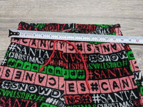 Just Love Pajama Pants Adult X-Small Christmas Santa Holiday Fleece Womens - Bild 6 von 6