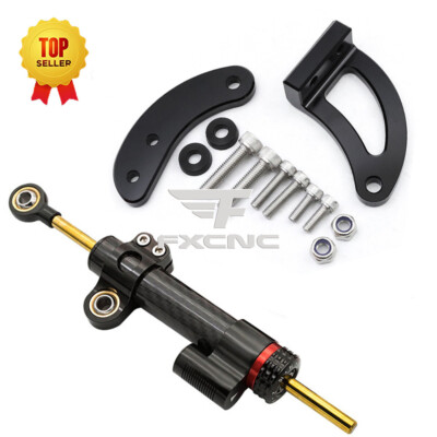 CNC Motor Steering Damper Stabilizer Bracket Kit For Kaabo Mantis King GT Set