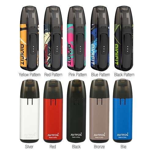 Justfog Minifit Pod eCig Vape Kit Pen1.5ml Mod Refillable Vapouris 100%Authentic