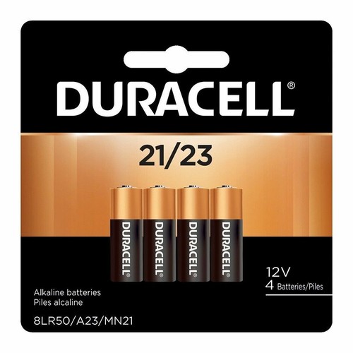4 Pack Duracell A23 12 Volt Batteries MN21 MN23 23AE 21/23 GP23 23A 23GA - 第 3/3 張圖片