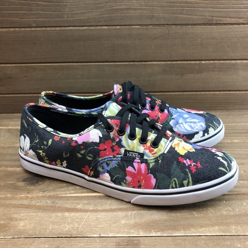 vans with yellow flowers