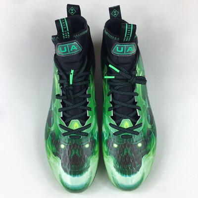 Under Armour UA Spotlight Lux MC LE Slime Football Cleats  display picture 1