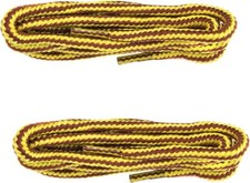 Shoe String 2 Pairs Round Cord Boot Laces 5mm Shoelaces for Walking, Hiking,