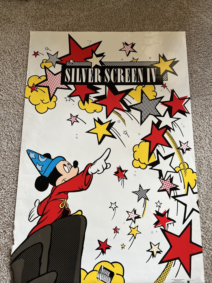 Silver Screen Partners IV Disney 1988 poster 26 1/2 x 39” | eBay