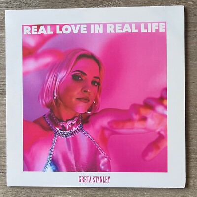 Greta Stanley   Real Love In Real Life 2022 indie pop LP PINK VINYL NM Aussie