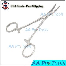 1 PC MOSQUITO HEMOSTAT FORCEPS 5" CURVED STAINLESS STEEL SURGICAL MEDICAL