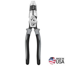 Klein Tools J2159CRTP Hybrid Pliers with Crim...