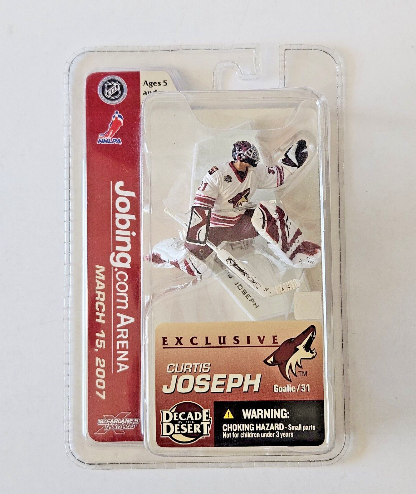 Curtis Joseph #31 Phoenix Coyotes Decade in the Desert McFarlane Action Figure
