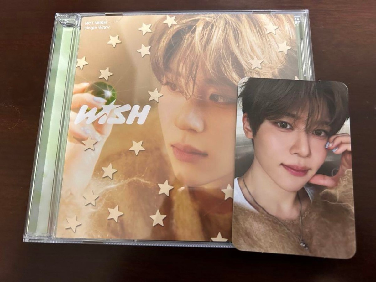 NCT WISH SION JAPAN 1st Single WISH CD + B ver Official NCT WISH SION JAPAN 1st Single WISH CD + B ver Official