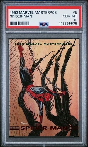 1993 Skybox Marvel Masterpiece | Spider-Man #5 | PSA 10 GEM MT