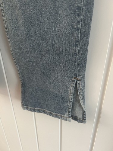 Ladies MOTEL Low Rise Jeans Size M With Side Slits - Picture 4 of 4