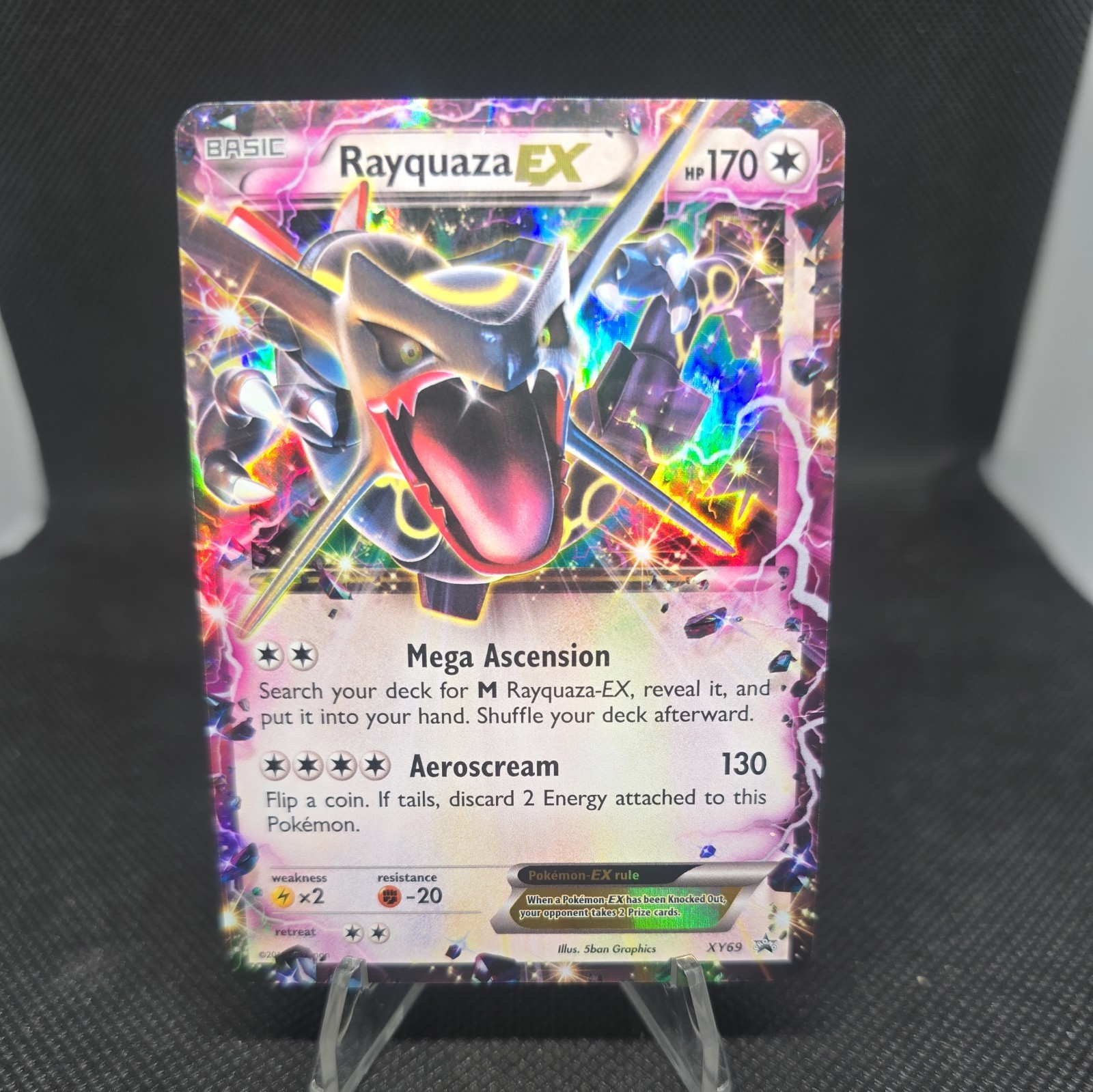 2015 Pokemon XY Black Star Promos Rayquaza EX #XY69