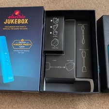 Electric Jukebox Music Streaming Box Wi-Fi Voice Search Blue no pass