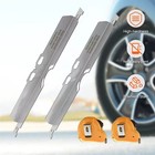 Wheel Alignment Tool Toe Plates Accurate Measure Tape And Conversion Chart 2x
