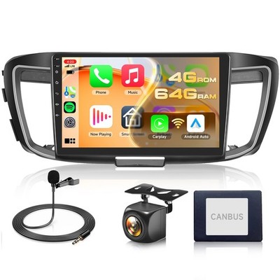 4+64G For 2013-15 Honda Accord 9 Android Auto Carplay Car Stereo Radio 1280*800
