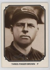 1987 TCMA Baseball's Greatest Teams 1907 Chicago Cubs Mordecai Brown HOF 0t2