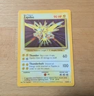 Wizards of the Coast Pokémon TCG Zapdos Base Set Holo Rare 16/102 Basic 90 HP