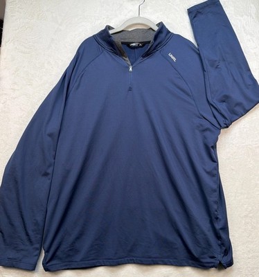 UNRL Quarter Zip Pullover Men s XL Blue Performance Athletic Training Top