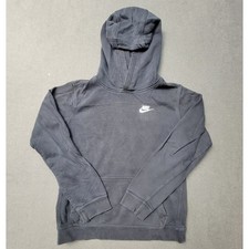 Nike Sportswear Club Fleece Pullover Hoodie Youth-XL Black Sweater
