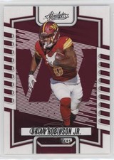 2023 Panini Absolute Black Brian Robinson Jr #61 17dt