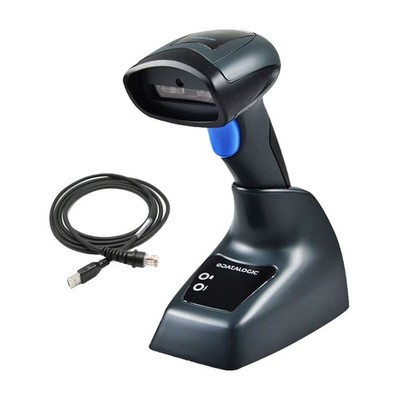Datalogic QuickScan QBT2131-BK-BTK1 Bluetooth 1D Barcode Scanner USB Kit w/Stand