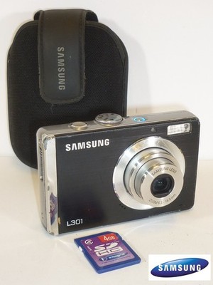 Samsung  L301 12.2MP Digital Camera, Black - Tested