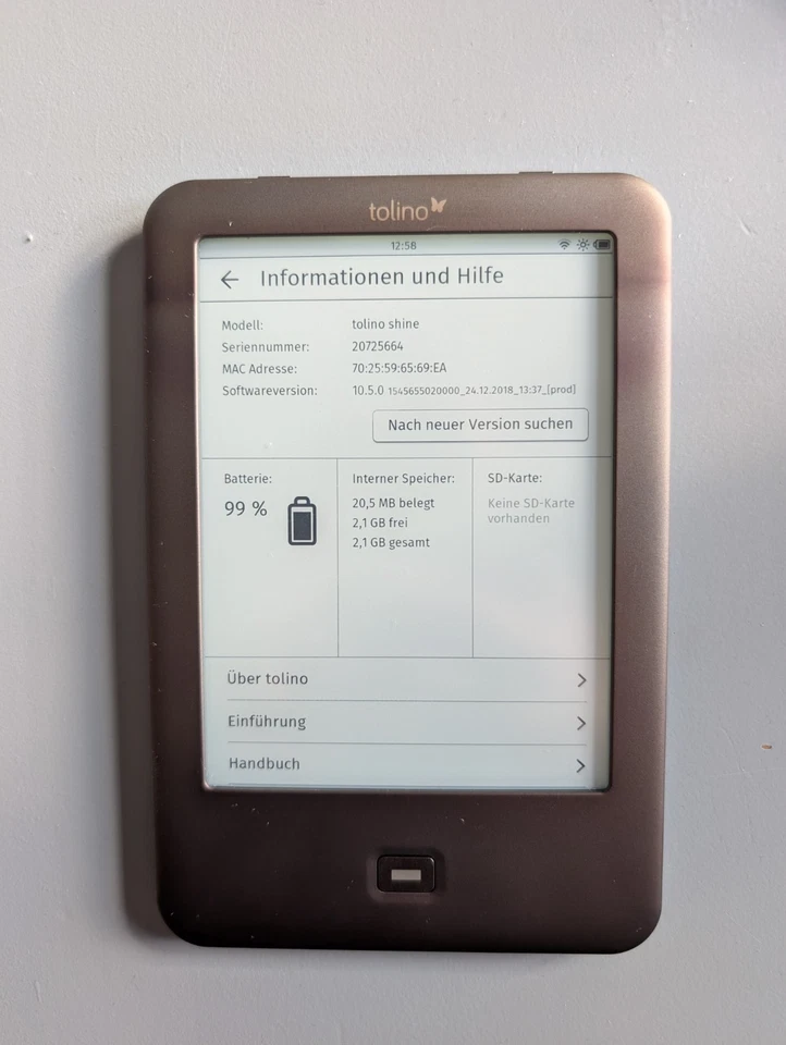 Tolino Shine 1 EBook Reader 2GB - Bild 2 von 4