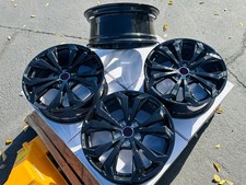 4 New 18 Gloss Black Wheels 5x114.3 Rims Fits 2007-2026 Toyota Highlander