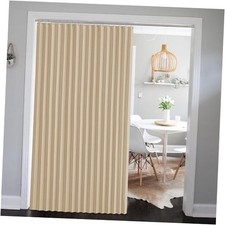 Room Divider Blackout Curtains for 100"W x 84"L Pack of 1 Biscotti Beige