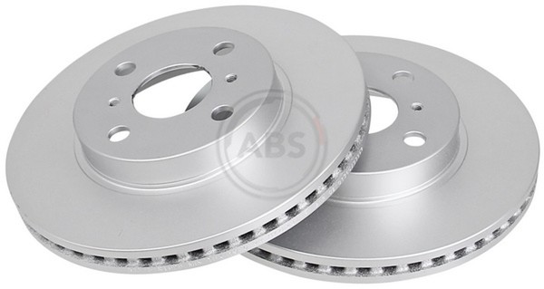 2X A.B.S. Bremsscheibe 17748 FüR Yaris Vios Toyota KSP130_ KSP130 GPL KSP90_ VVT-image