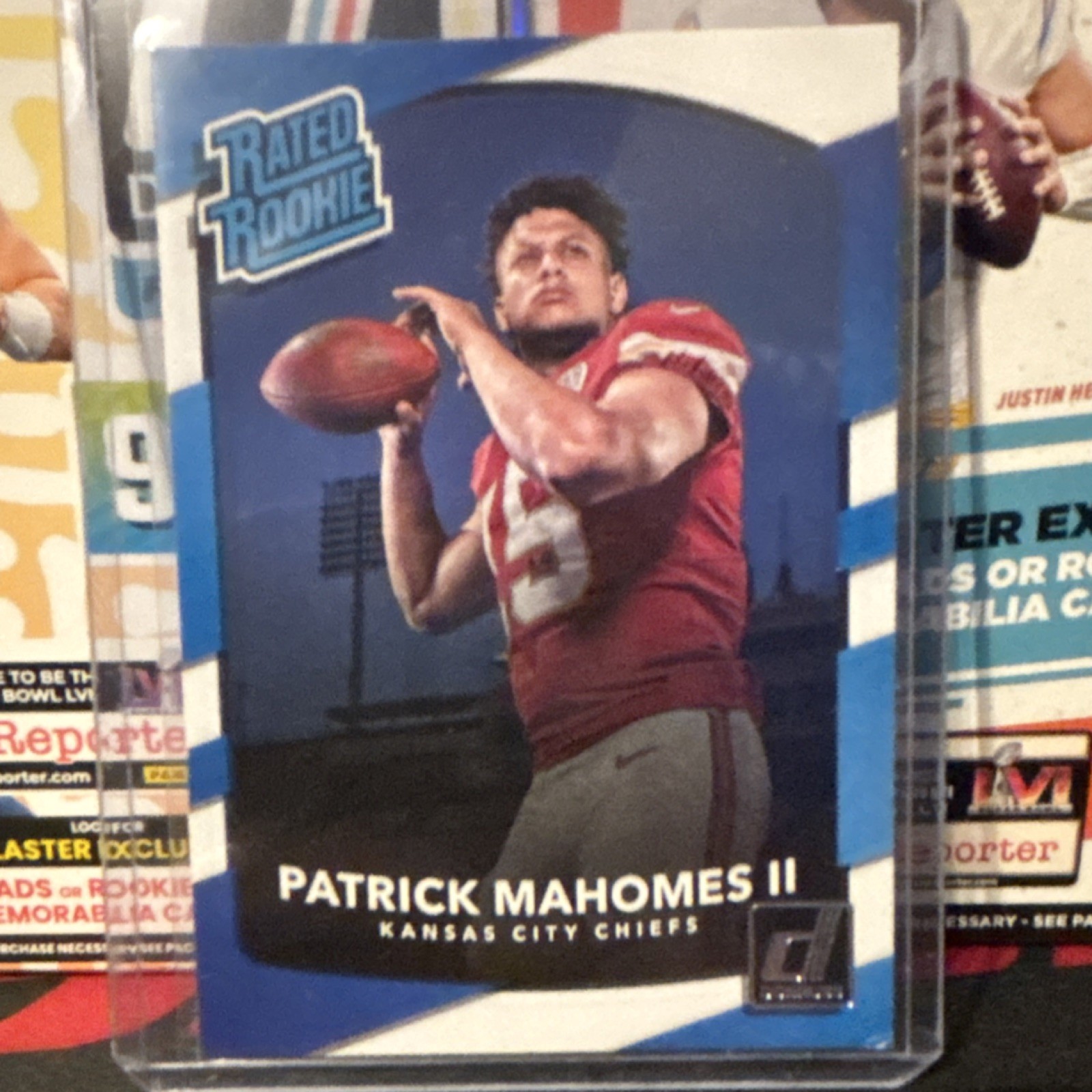 2017 Panini Donruss Rated Rookie #327 Patrick Mahomes II Kansas City Chiefs