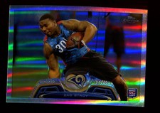 2013 Topps Chrome Refractor #90 Zac Stacy St. Louis Rams RC