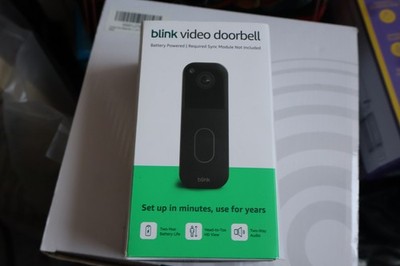 NEW - Blink Video Doorbell (2025 2nd Gen) BLACK (sync module not included)