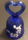 Sean K. FENTON Signature Blue Bell Flowers Heart Shaped Handle