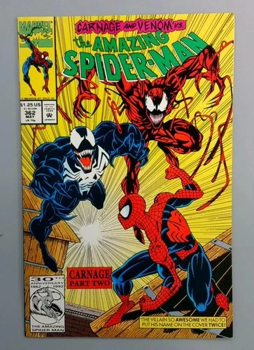 Amazing Spider-Man #362 NM 2nd Appearance of Carnage Marvel 1992