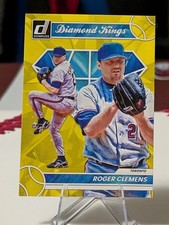 2023 Panini Donruss ⚾ Roger Clemens #21 [Yellow]