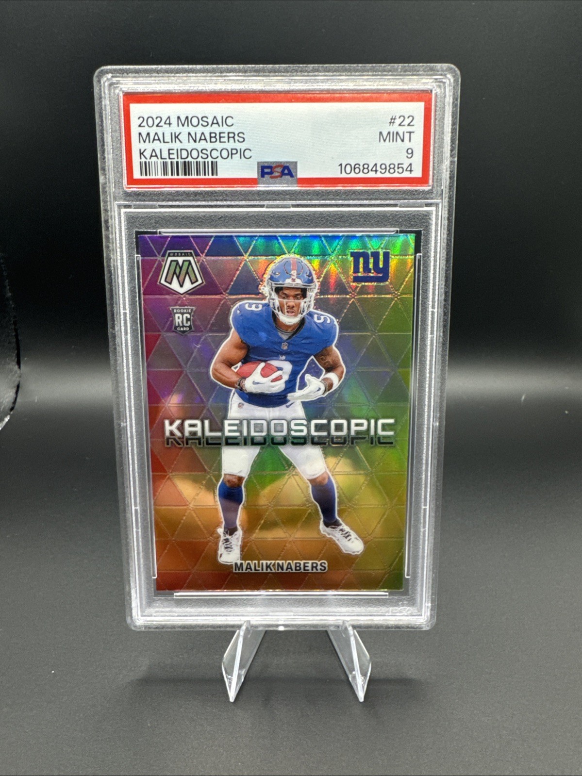 2024 Panini Mosaic - Kaleidoscopic Malik Nabers #22 (RC)