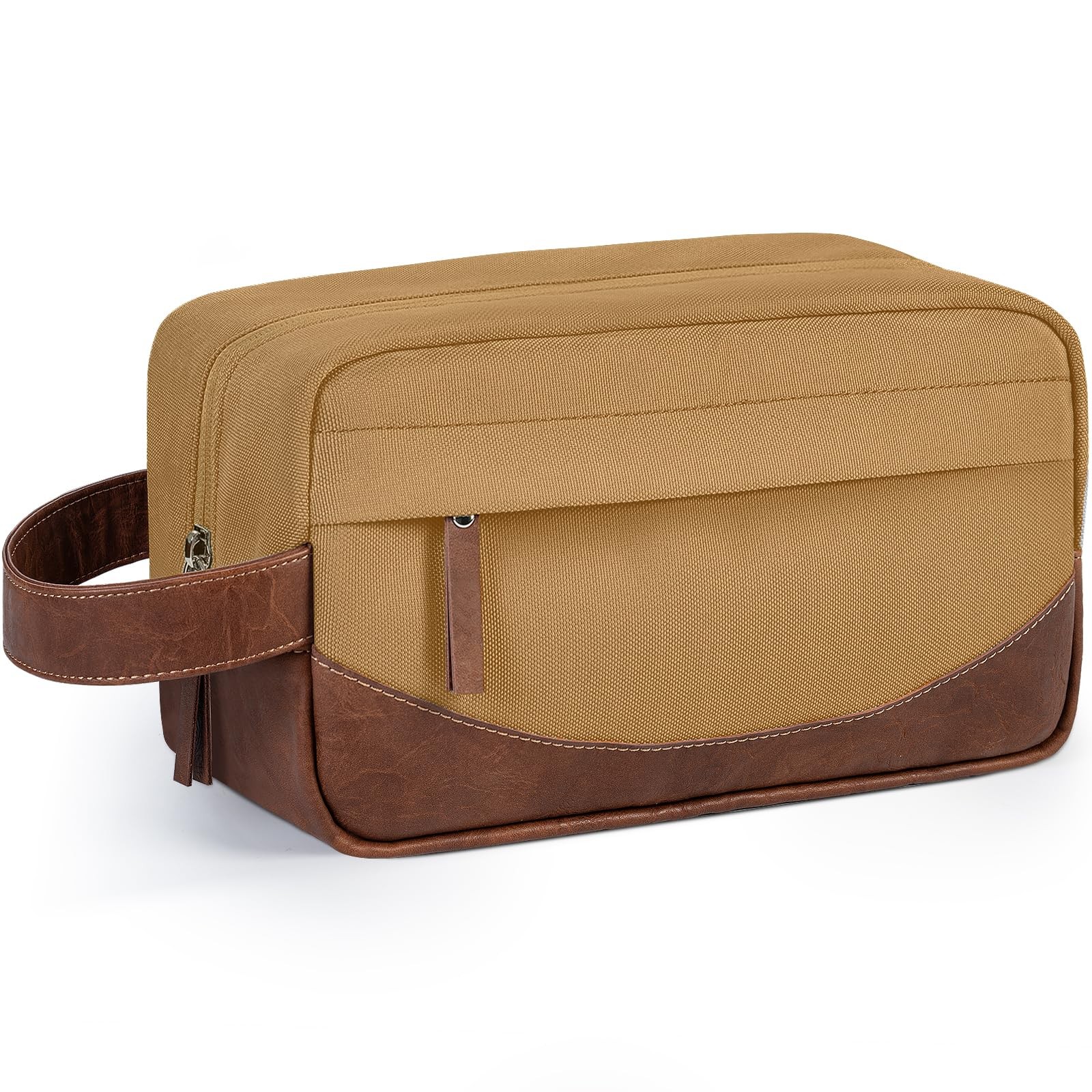 Men's Water-Resistant Hanging Toiletry Bag for Travel Shaving Kit Organizer