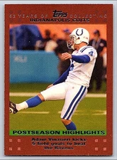 2007 Topps Copper Adam Vinatieri 439 /2007