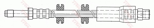 TRW PHB446 Bremsschlauch FüR MERCEDES-BENZ Vito Bus (638)-image
