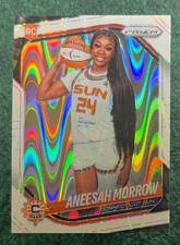 2025 Panini Prizm WNBA #146 Aneesah Morrow White Seismic Prizms