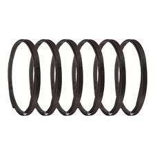 6 Pcs Bamboo Strips for Weaving, 0.6"x10 Ft Strips for Craft, Black